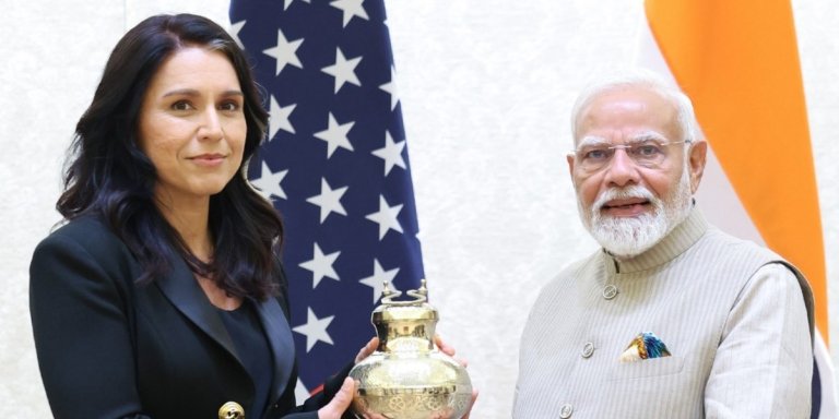 PM Meets Ms Tulsi Gabbard HCN News